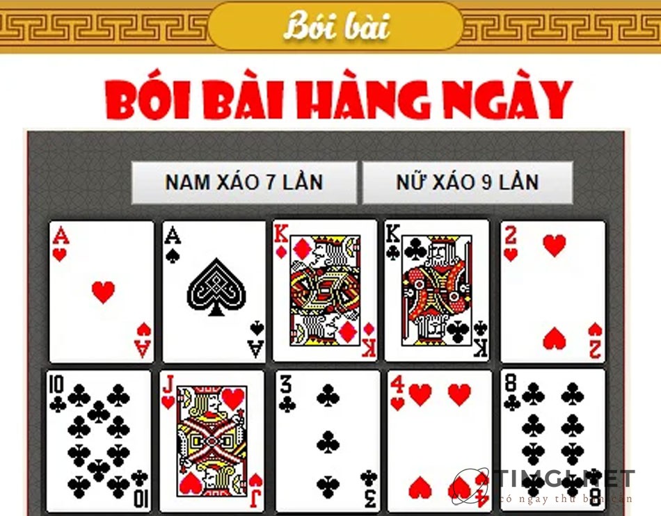 Xem bói bài tây 52 Lá hàng ngày Chính Xác Nhất